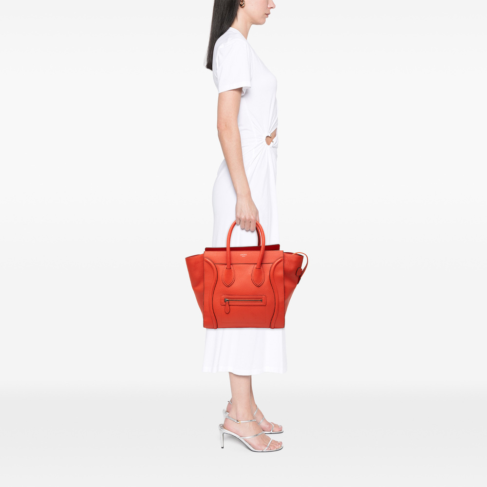 Pre-Loved Celine Mini Leather Luggage Tote - Picture 7 of 7